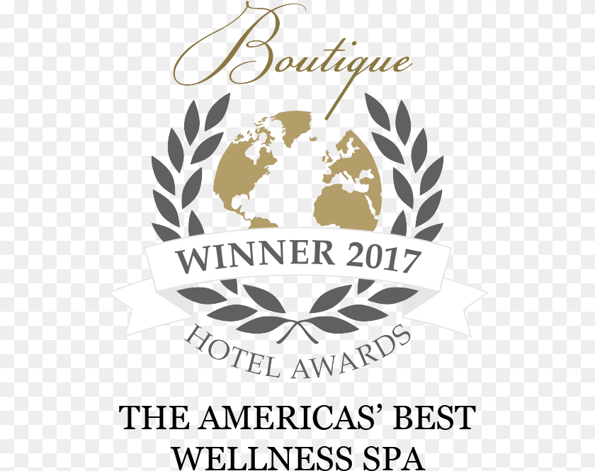 542x665 Boutique Hotel Awards Logo, Advertisement, Poster Sticker PNG