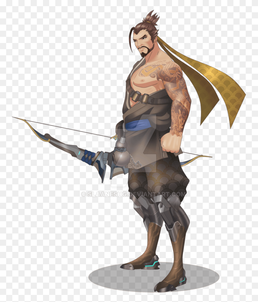 765x923 Bow And Arrow Hanzo, Person, Human, Sport HD PNG Download