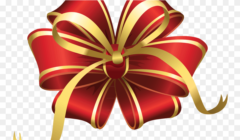 757x492 Bow Clipart Golden Red Ribbon, Gift, Dynamite, Weapon Sticker PNG