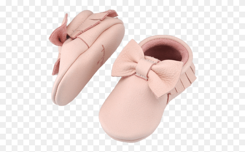 512x463 Bow Little Lambo Vegetable Tanned Baby Moccasins Slip On Shoe, Clothing, Apparel, Footwear HD PNG Download