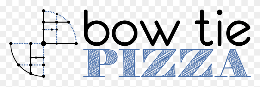 3036x866 Bow Tie Pizza, Text, Alphabet, Label Descargar Hd Png