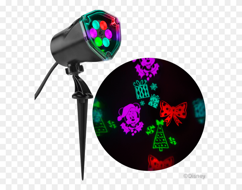 600x600 Bow Tique Fantastic Flurry Led Projection Disney Christmas Projector, Light, Lighting, Lamp HD PNG Download