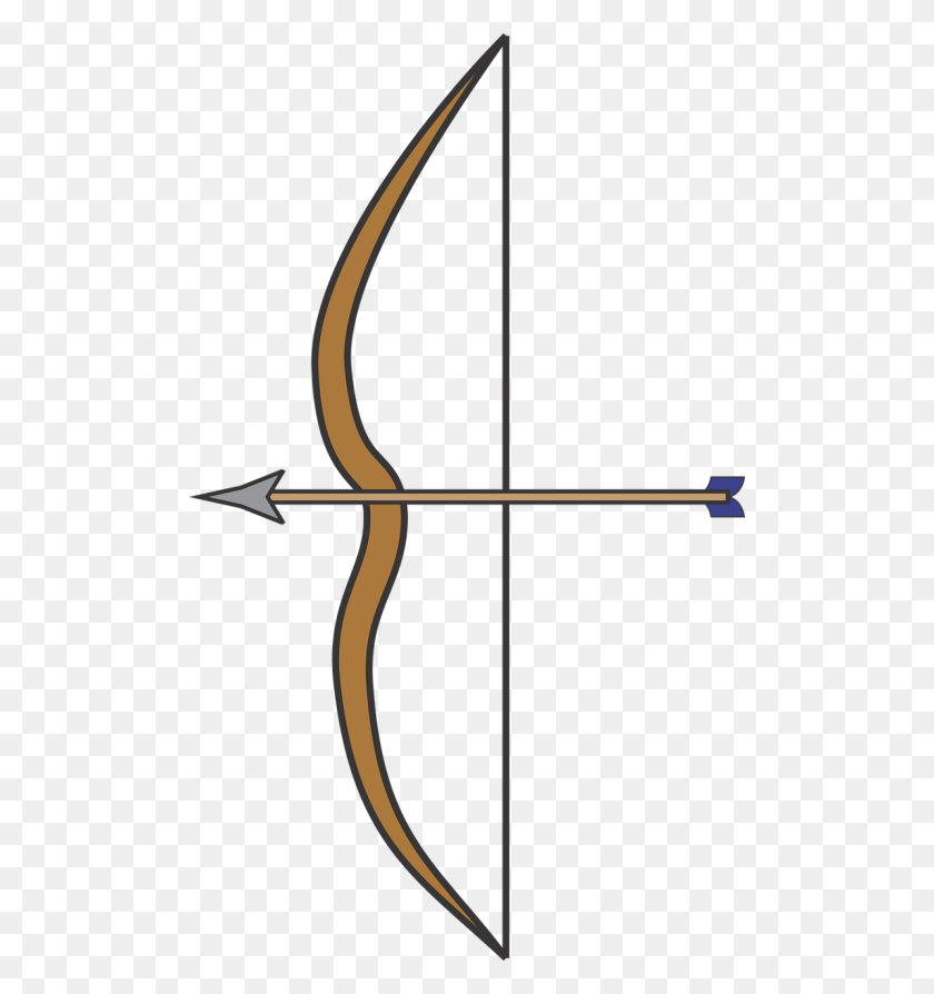 500x834 Bowarrowbow Arrowarcherytargetbow And Arrowfree Bow And Arrow Ancient, Symbol, Sport, Sports HD PNG Download