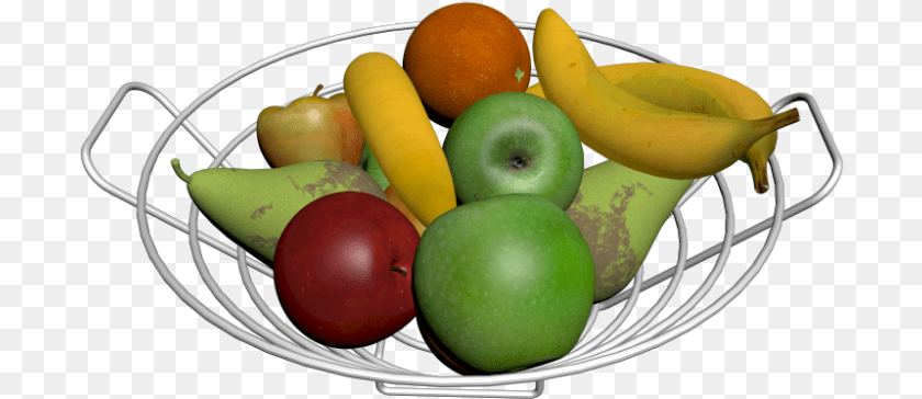 Bowl, Apple, Banana, Food, Fruit Sticker PNG