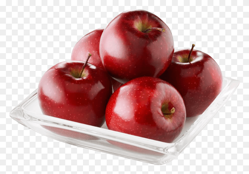 897x609 Bowl Of Apples Red Prince Apples, Plant, Fruit, Food HD PNG Download