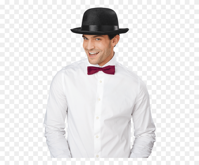 477x638 Bowler Hat For Sale Fedora, Clothing, Apparel, Tie HD PNG Download