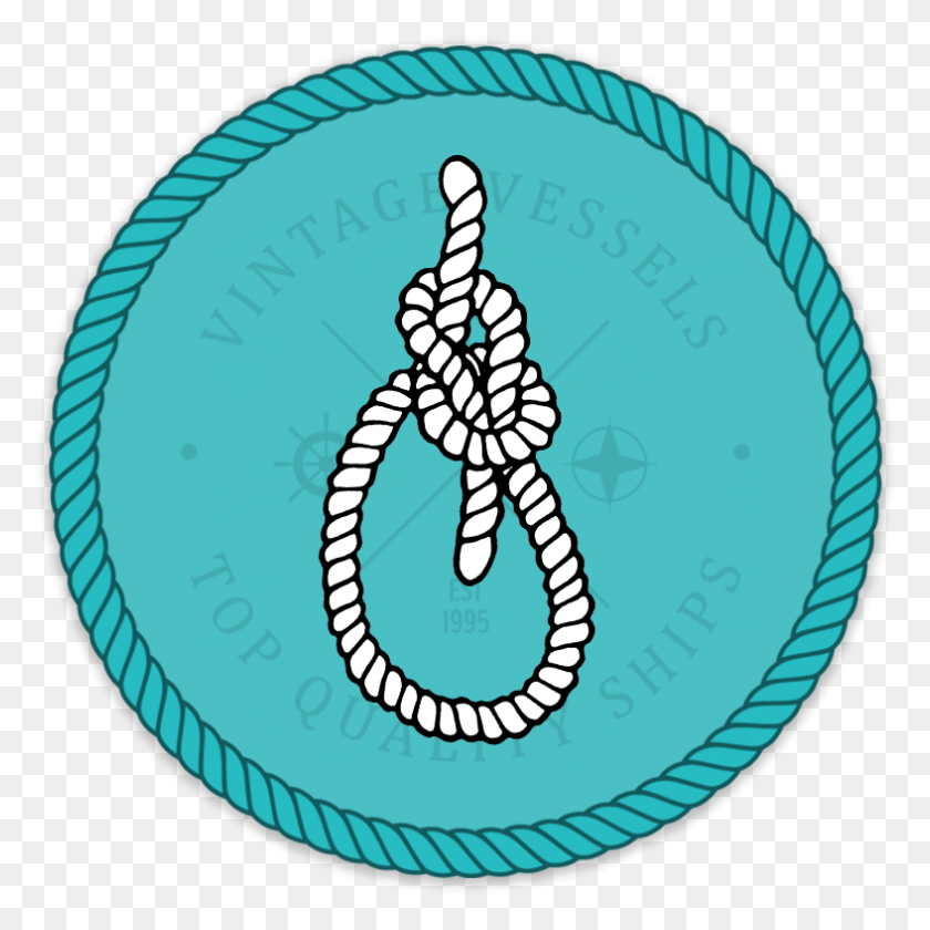 787x787 Bowline Circle Rope Frame, Knot HD PNG Download