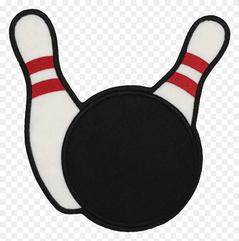 959x969 Bowling Ball And Pins Patch Patch Diez Pin Bowling, Deporte, Bola, Deportes Hd Png