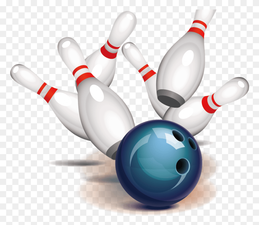 945x812 Bowling Ball Bowling Pin Strike Clip Art Vector Bowling, Person, Human, Sport HD PNG Download