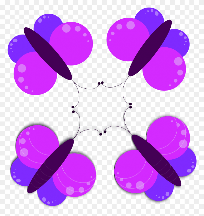 817x869 Bowling Ball Clip Art Purple Butterfly Clipart Free, Heart, Purple, Alphabet HD PNG Download