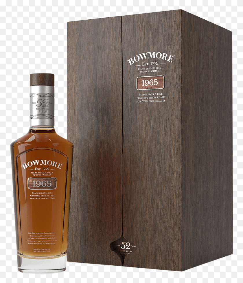 770x918 Bowmore 1965 52 Years, Liquor, Alcohol, Beverage HD PNG Download