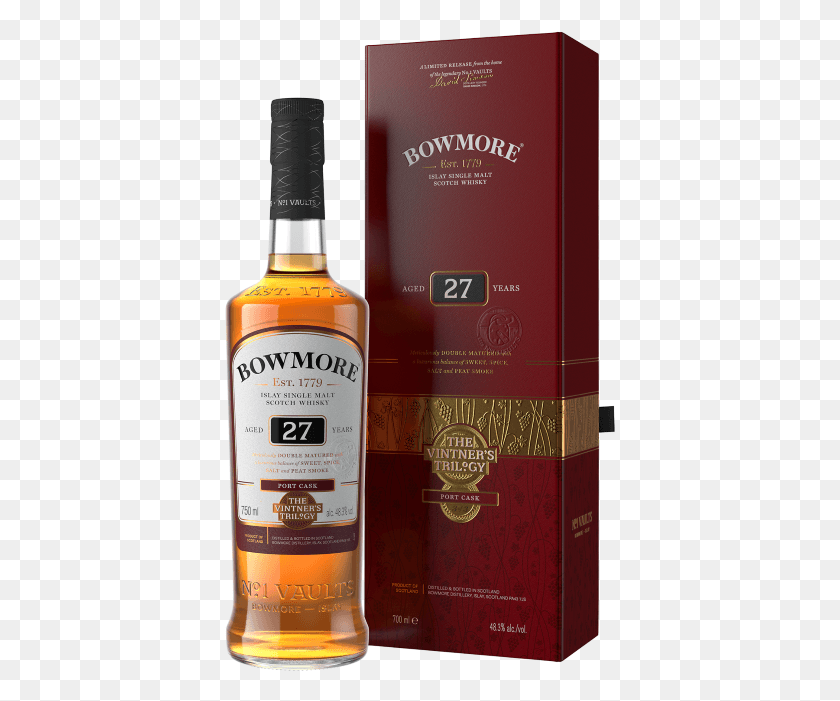 391x641 Bowmore Vintners Trilogy 27Yo Paquete Completo Usa Botellas Grandes De Whisky Para La Venta Reino Unido, Licor, Alcohol, Bebidas Hd Png