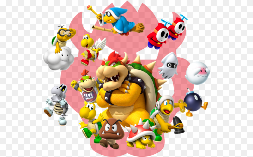 557x523 Bowser And Koopa Troopa, Baby, Person, Game, Super Mario PNG