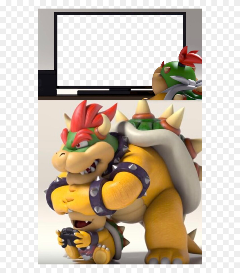 572x897 Bowser Jr Nooo Smash Bros Ultimate Stage Builder, Monitor, Screen, Electronics HD PNG Download