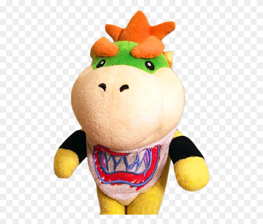 504x657 Bowser Jr Plush Junior Sml, Toy, Photography HD PNG Download
