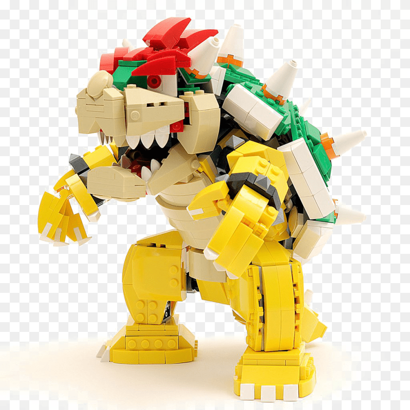 Bowser Lego Nintendo Mocs, Toy, Robot Transparent PNG