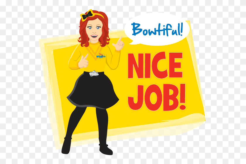 580x498 Bowtiful Ready Steady Wiggle Simon, Text, Label, Person HD PNG Download