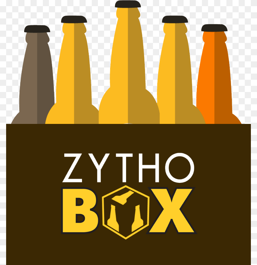 Box Montage Illustration, Alcohol, Beer, Beer Bottle, Beverage Sticker PNG