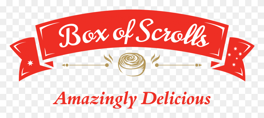 1529x622 Descargar Png Box Of Scrolls Delicious Cinnamon Scrolls Sydney Australia Caligrafía, Texto, Alfabeto Hd Png