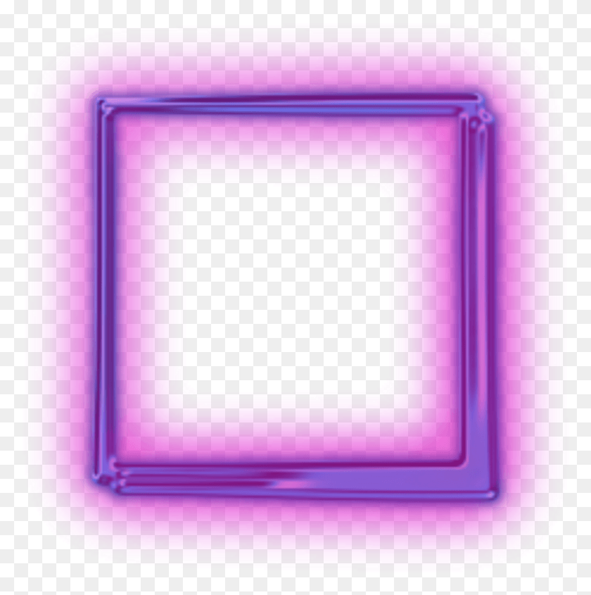 928x934 Box Purplesquare Freetoedit Neon Square Transparent Background, Mailbox, Letterbox, Electronics HD PNG Download