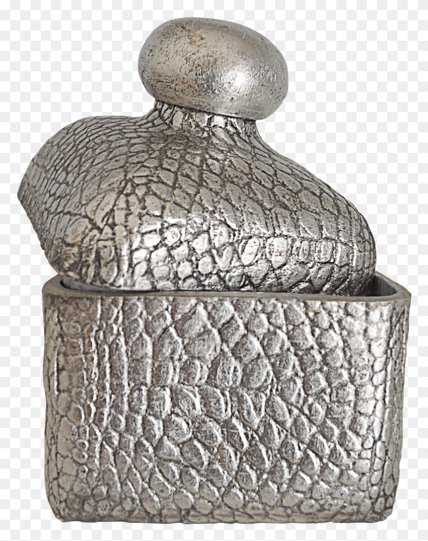 785x1009 Коробка Серебряная Коробка Статуя, Лампа, Банка, Керамика Hd Png Скачать