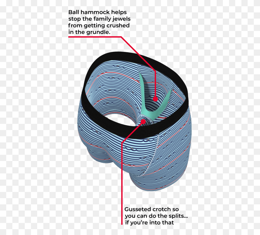 401x699 Boxers For Men Shark Theme Ball HammocksItemprop Shinesty Ball Hammock, Spiral, Coil, Accessories HD PNG Download