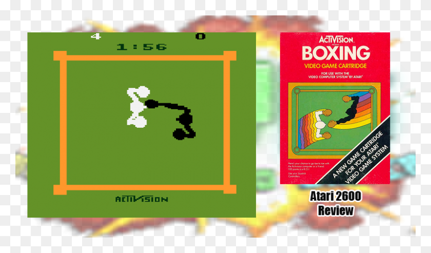 800x445 Boxing Atari 2600 Games, Advertisement, Poster, Super Mario HD PNG Download