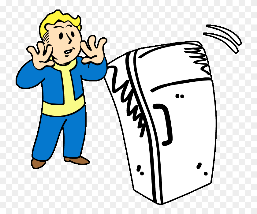 740x639 Boy Holding Money Clipart Kid Fallout, Doodle HD PNG Download
