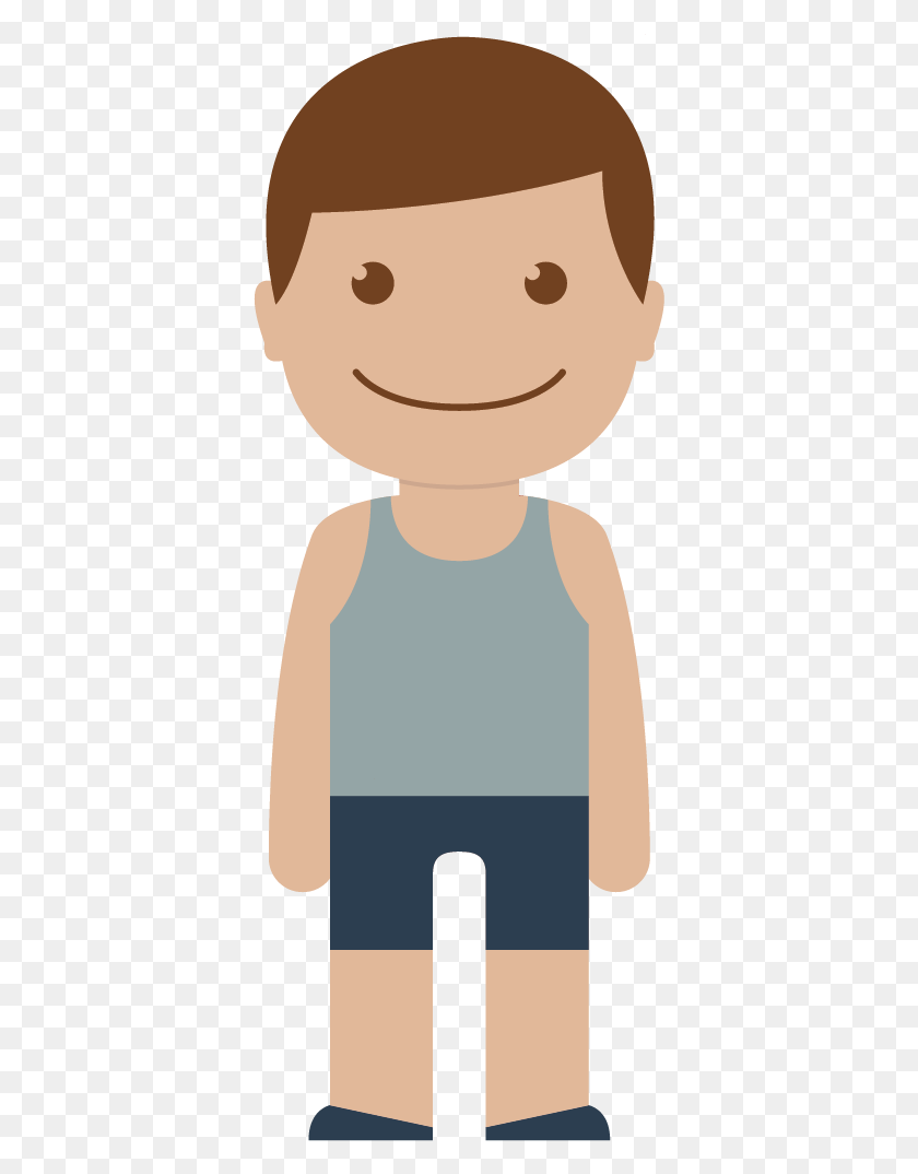 377x1014 Boy Man Child Baby Grey Black Kid Child Person Icon, Clothing, Apparel, Tank Top HD PNG Download