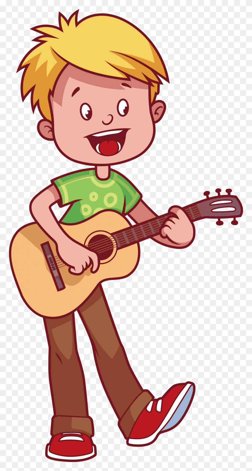 1420x2749 Boy Playing Guitar Clipart, Leisure Activities, Musical Instrument, Female HD PNG Download