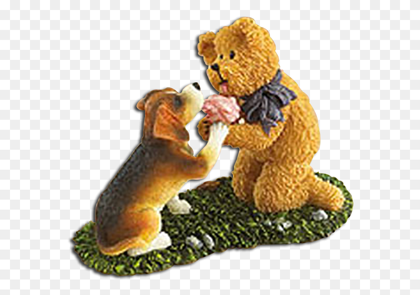 574x531 Boyds Puppy Paws And Pals Jake Teddy Bear And Timmy Cartoon, Toy, Figurine, Plush HD PNG Download