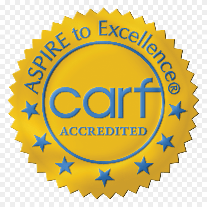 900x900 Boynton Beach Fl December 20 2018 Carf International Carf Accreditation Logo, Label, Text, Sticker HD PNG Download
