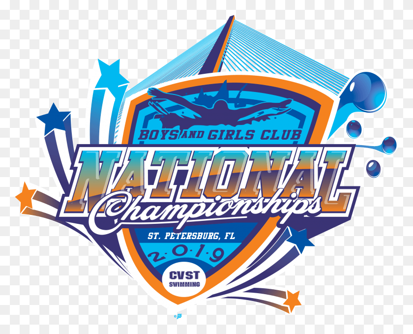 2793x2218 Boys Amp Girls Club National Swimming Championships Graphic Design, Poster, Advertisement, Flyer HD PNG Download