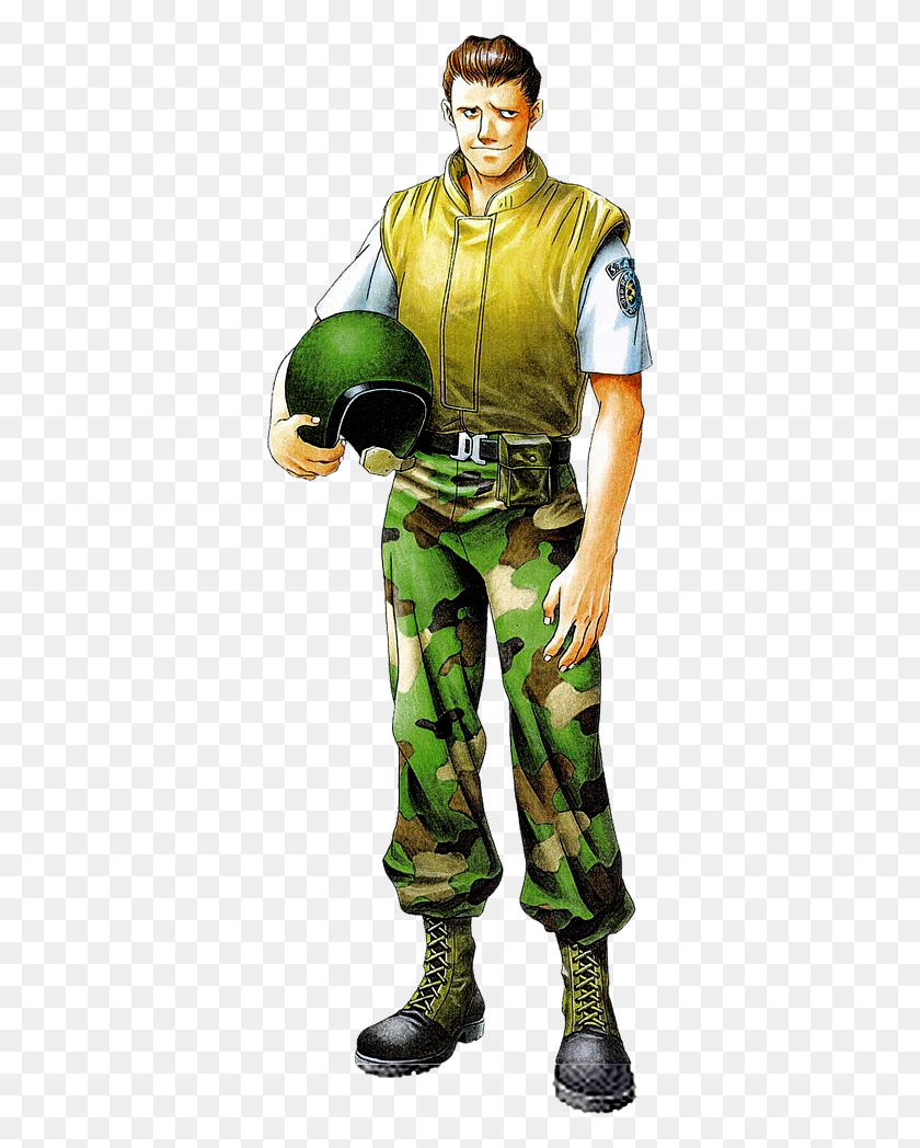 353x988 Brad Vickers Resident Evil, Military, Military Uniform, Camouflage HD PNG Download