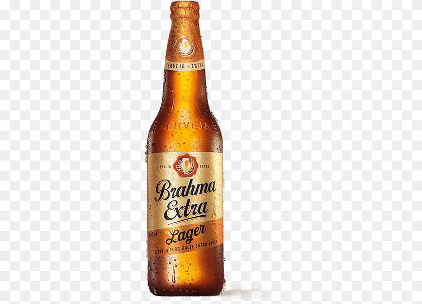 278x606 Brahma Extra Long Neck, Alcohol, Beer, Beer Bottle, Beverage Sticker PNG