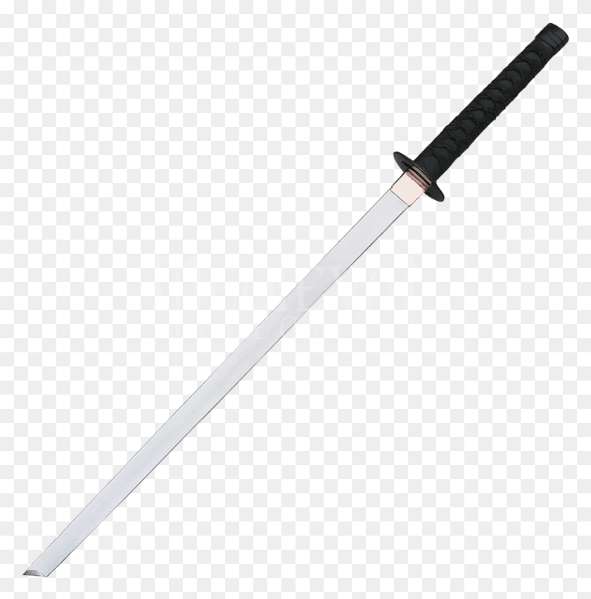 816x827 Braided Leather Ninja Sword Crusader Sword, Weapon, Weaponry, Blade Descargar Hd Png
