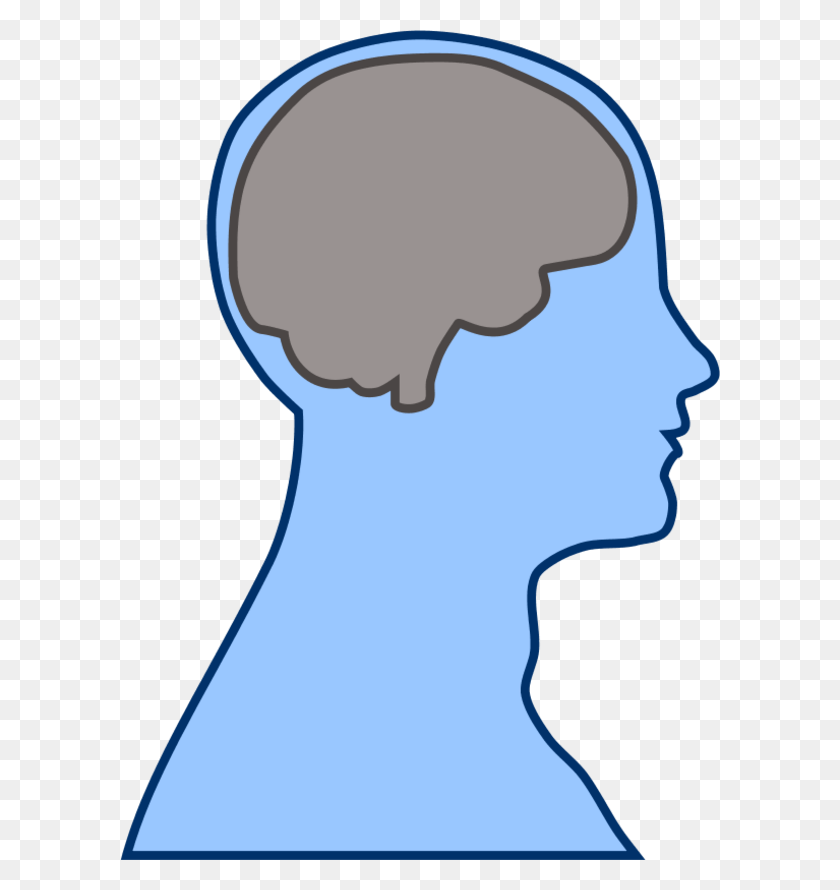 600x830 Brain Human Man Cartoon Head With Brain, Neck, Outdoors, Nature HD PNG Download