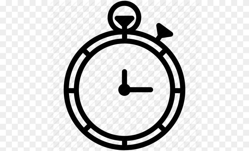 Brake Clock Counter Minute Stop Stopwatch Icon Sticker PNG