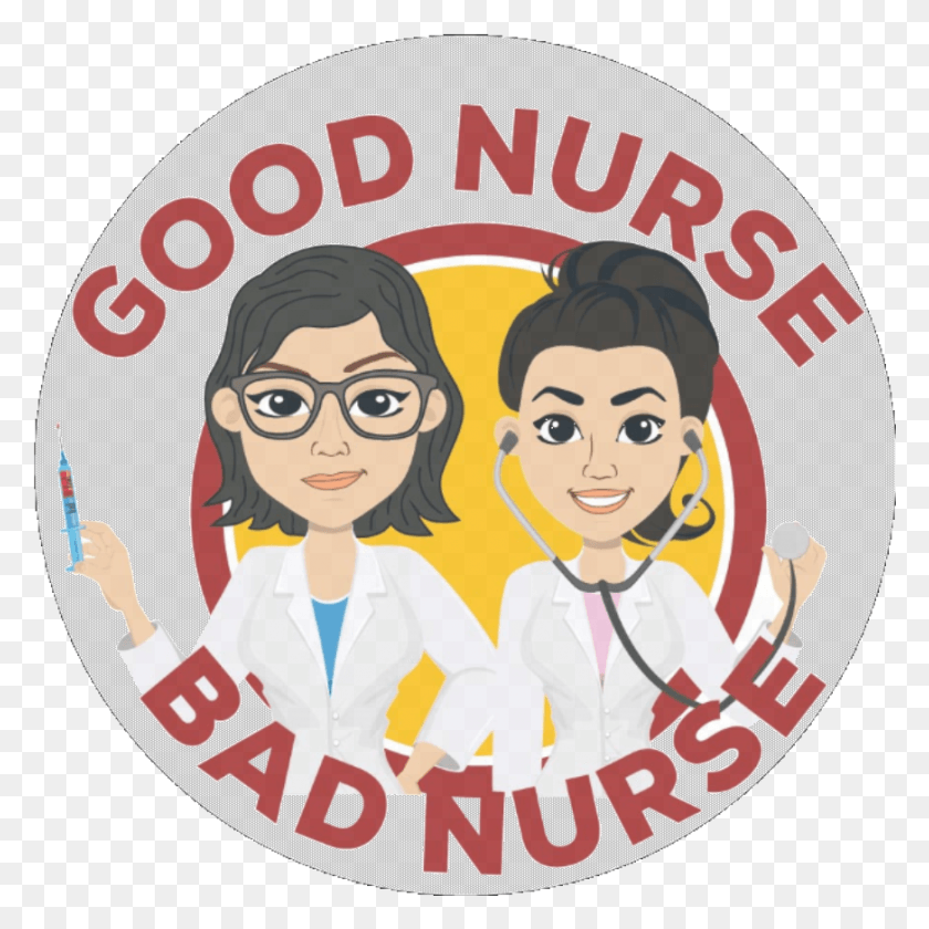 873x874 Brand Logo With Serial Killer Lovers Why People Love Good Nurse Vs Bad Nurse, Label, Text, Symbol HD PNG Download