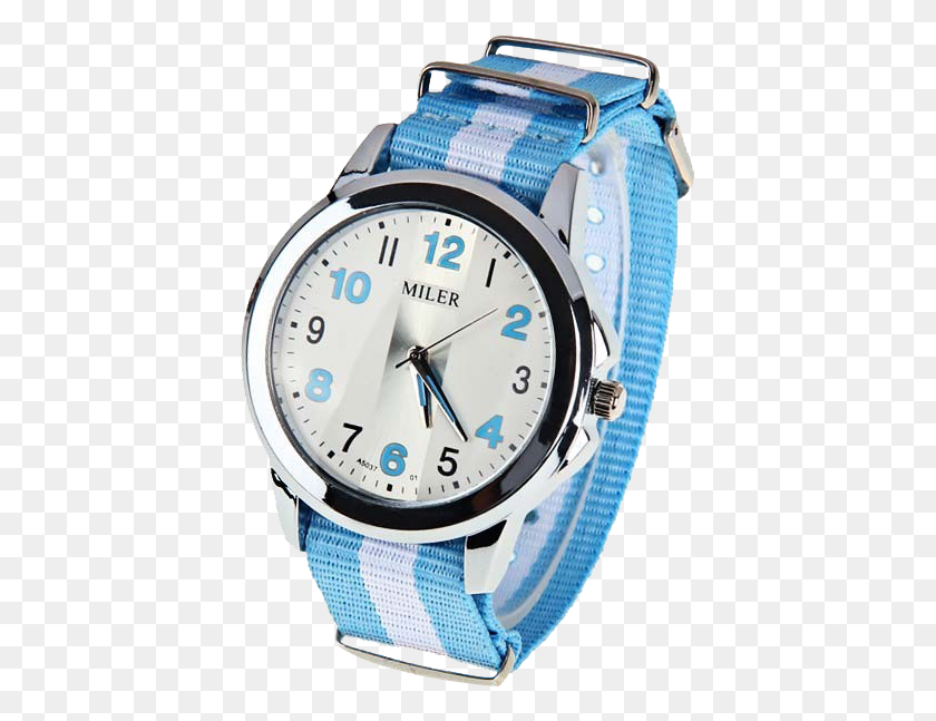 409x587 Brand Miler Nylon Watch Band Argentina Flag Strap Summer Analog Watch, Wristwatch, Clock Tower, Tower HD PNG Download