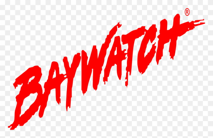 800x500 Brand New Baywatch 2019 Intro Scene Looks Brilliant Baywatch Font, Text, Calligraphy, Handwriting HD PNG Download