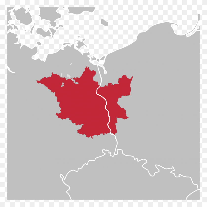 1024x1024 Бранденбург Наложен На Современные Границы Карта, Участок, Диаграмма, Атлас Hd Png Скачать