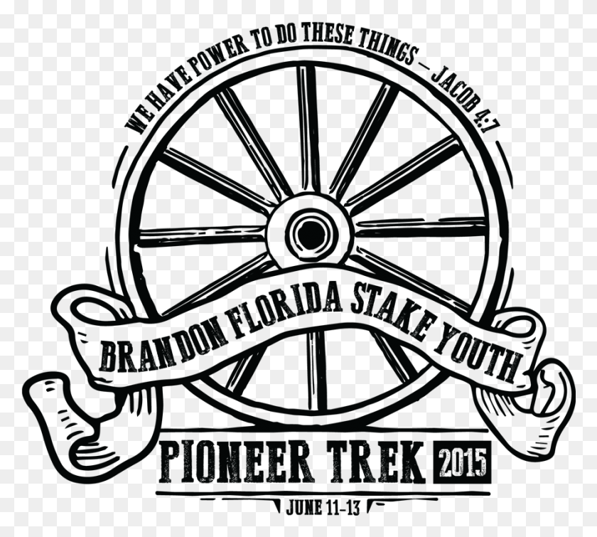 890x794 Brandon Florida Stake Brandon Florida Trek Ideas Pioneer Trek Logo, Symbol, Clock Tower, Tower HD PNG Download