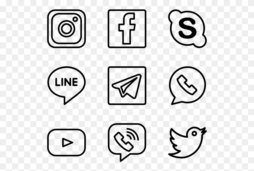 529x505 Brands And Logotypes Icon Packs Vector Social Media Logo Drawings, Gray, World Of Warcraft HD PNG Download