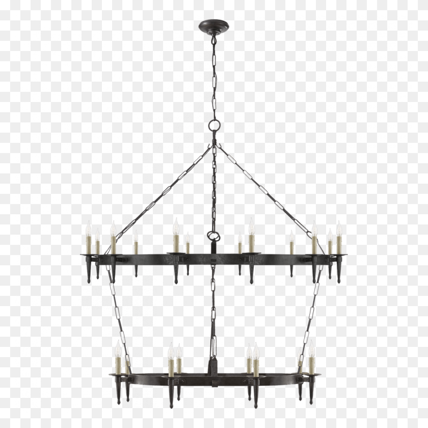 1000x1000 Branson Large Two Tier Ring Torch Chandelier In Chandelier, Transportation, Vehicle, Lamp HD PNG Download