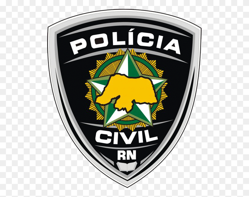 521x604 Descargar Png Brasao Policia Civil Rn Logo Policia Civil Rn, Símbolo, Marca Registrada Hd Png