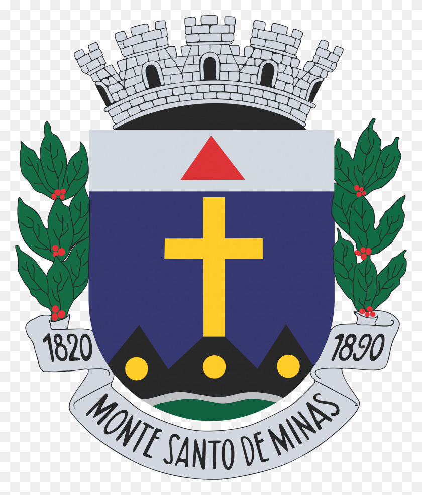 2362x2806 Braso Certo Bandeira Monte Santo De Minas, Symbol, Logo, Trademark HD PNG Download