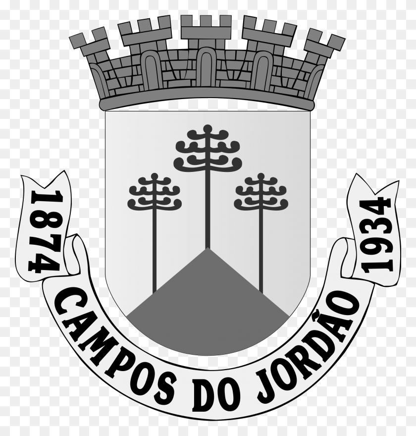 2000x2103 Braso Da Cidade Braso De Campos Do Jordo, Логотип, Символ, Товарный Знак Hd Png Скачать