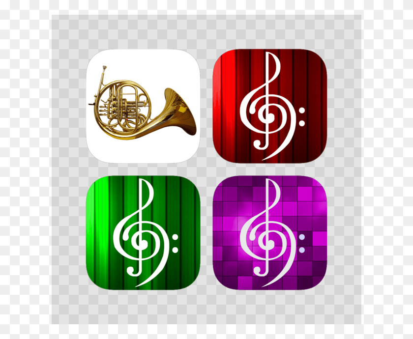 630x630 Brass Instruments Flash Cards Plus Trainer 4 Graphic Design, Horn, Brass Section, Musical Instrument HD PNG Download