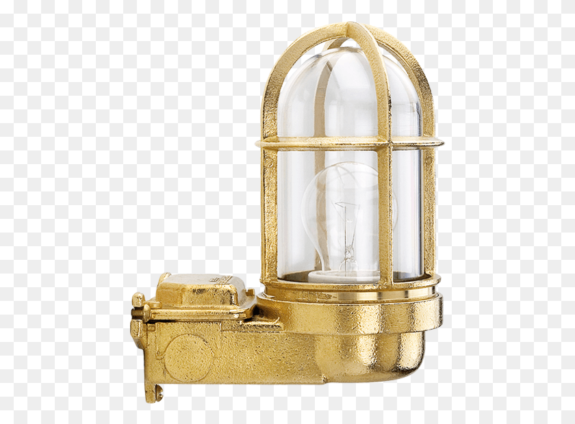 462x560 Brass Right Arm Bulkhead Lamp Lantern, Sink Faucet HD PNG Download